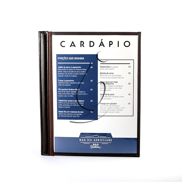 Cardápio para Bares Aeroclube Cód: 119712 VRX A4