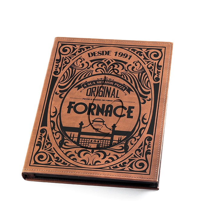 Cardápio para pizzaria Fornace 192721 CSS A4