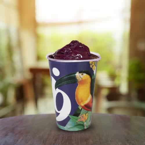 Copo de papel para açaí personalizado pela i9Menu