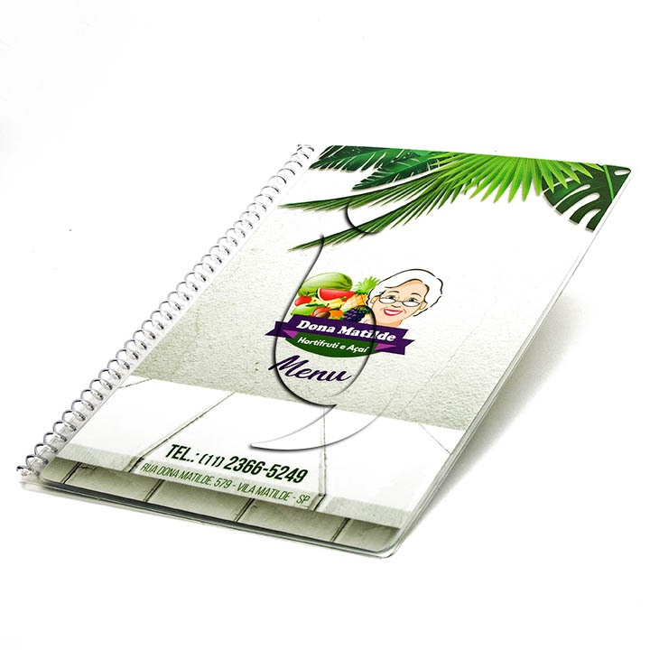 Cardápio para Padaria Matilda 188912 PVD A4