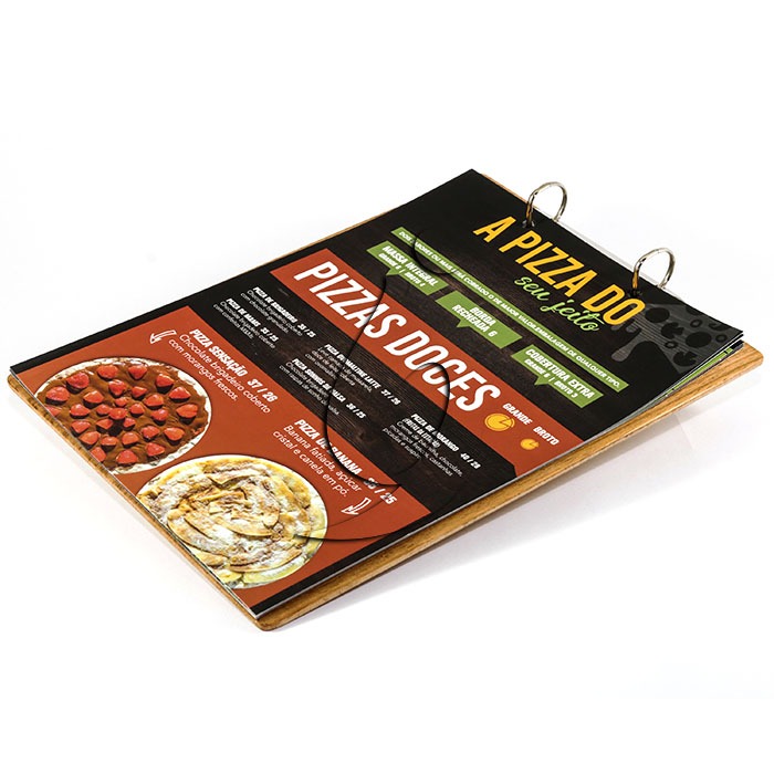 Cardápio para Pizzaria Salto 199512 PRX A4
