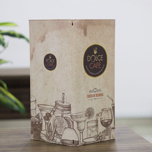 cardápio para padaria Dolce café