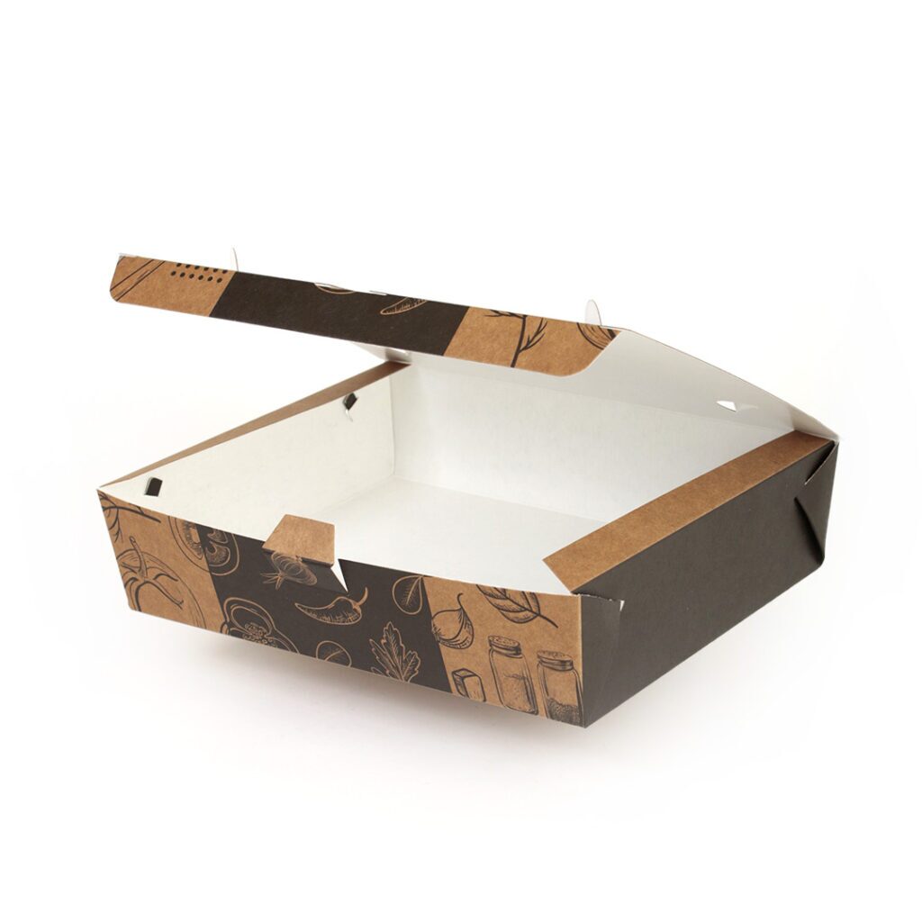 Embalagem de papel Slim Kraft PARA DELIVERY – SLK2