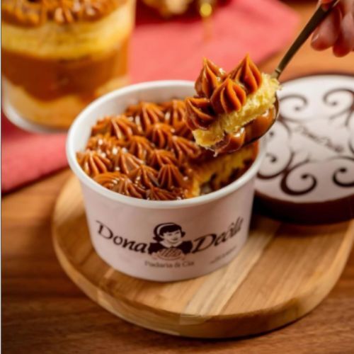 Pote para bolo no pote personalizado pela i9menu